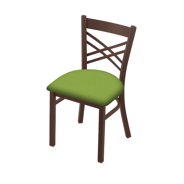 620 Catalina 18" Chair with Bronze Finish and Canter Kiwi Green Seat